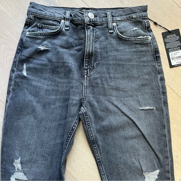 NWT Hudson Jeans Distressed Holly High Rise Straight Jeans - Picture 5 of 8